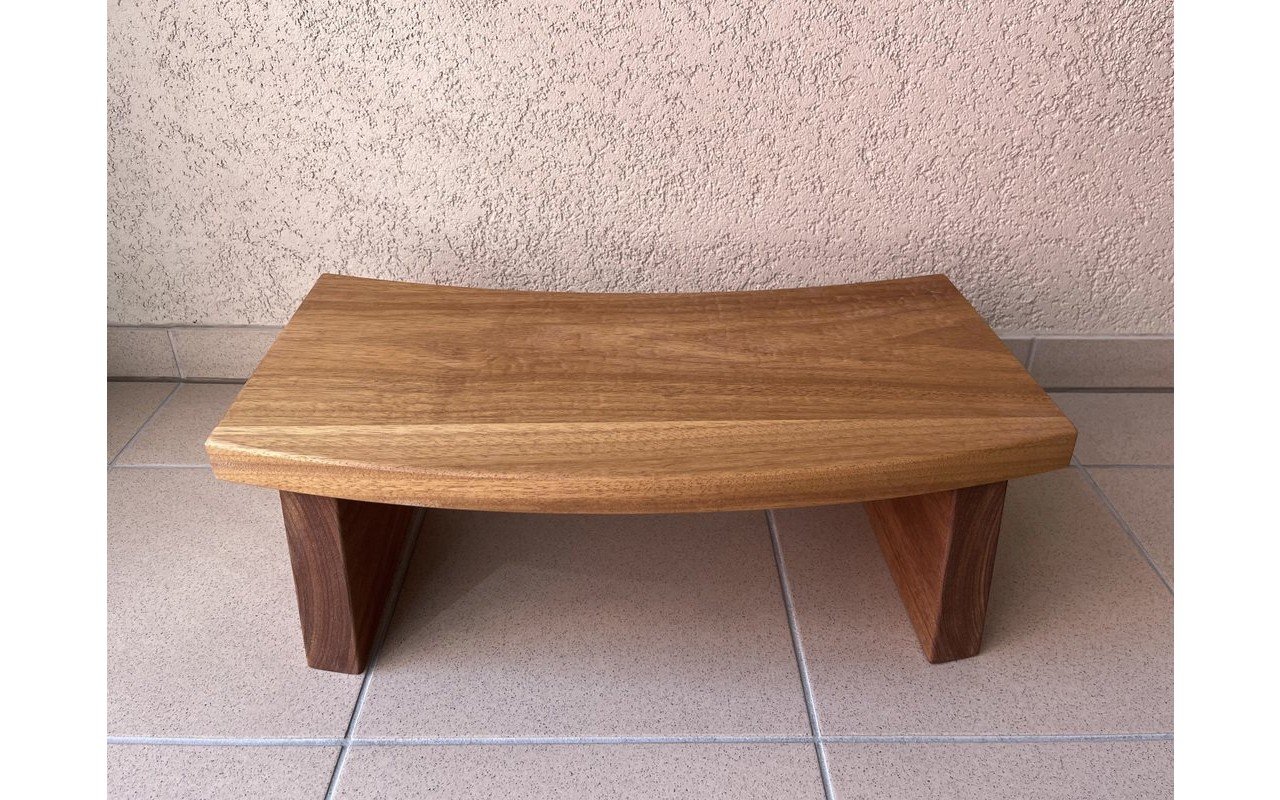 Taburete de Madera Iroko para Tina Aquatica True Ofuro Resistente al Agua picture № 0