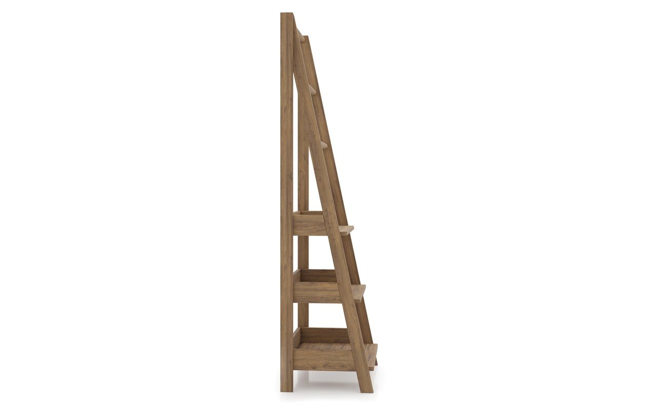 Aquatica Universal Waterproof Teak Bathroom Ladder Shelf 02 (web)