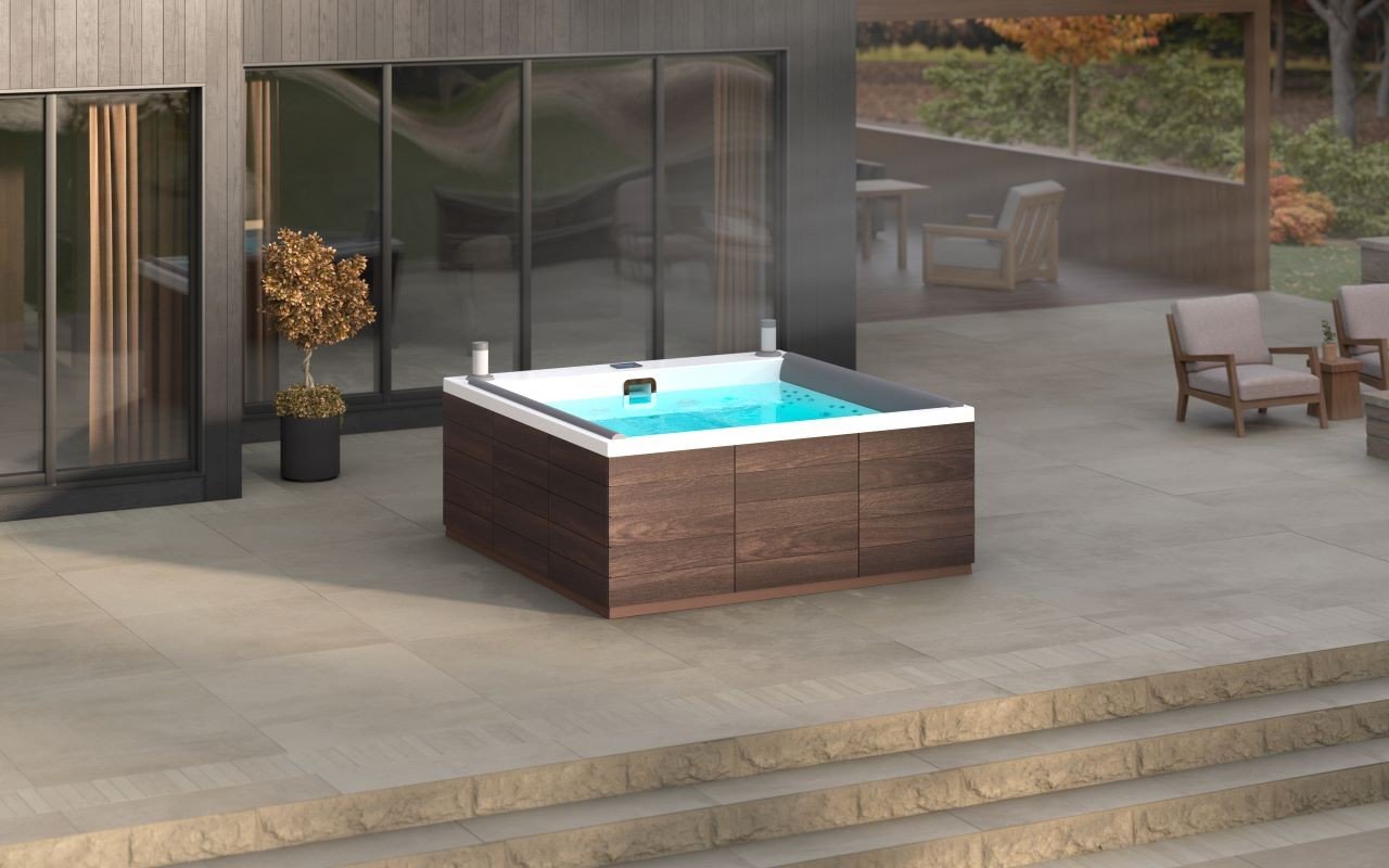 Aquatica Downtown 2 Spa con revestimiento de madera Thermory (220/240V/50/60Hz) picture № 0