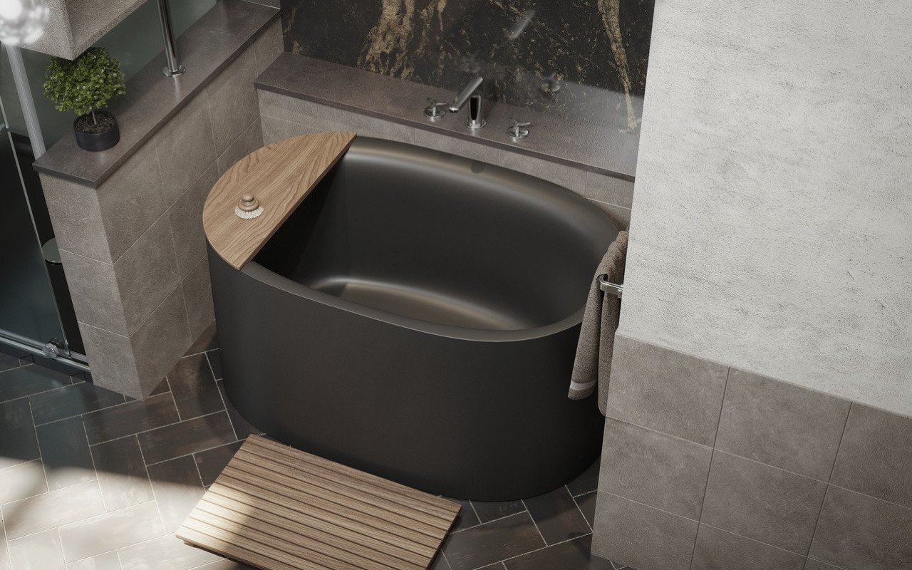 Sophia Black freestanding stone bathtub by Aquatica 02 (web)