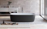 Aquatica Coletta Blck Wht Freestanding Solid Surface Bathtub 01 (web)