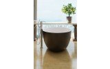 Aquatica Spoon 2 Egg Shaped Black Wht Solid Surface Bathtub (3) (web)