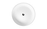 Aquatica Aurora Gunmetal Wht Round Stone Bathroom Vessel Sink03