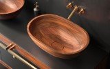 Aquatica Karolina American Walnut Wood Vessel Sink03