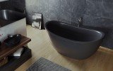 Purescape 171 Black Freestanding Slipper Bathtub web (1)