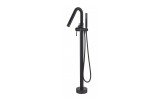 aquatica colonna 120 floor mounted tub filler black DF 02043 2V BK 2