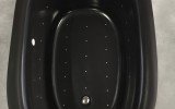 Aquatica Sophia Black Relax Air Massage Freestanding Solid Surface Bathtub Fine Matte Customer Images 02 (web)