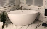 Aquatica Sensuality Mini White Solid Surface Bathtub first image