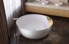 Aquatica Pamela-Wht HydroRelax Pro Jetted Bathtub (US version 110V/60Hz)