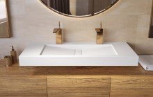 Lavabo empotrable pared 2025