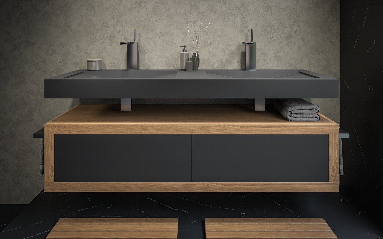 Millennium Black Stone Wooden Cabinets 01 (web)